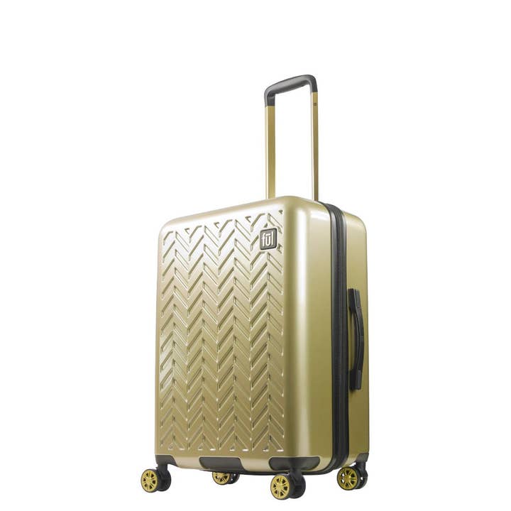 Ful Groove 27" Expandable Hardside Spinner Luggage, Gold for wholesale by FUL Luggage (Concept One)
