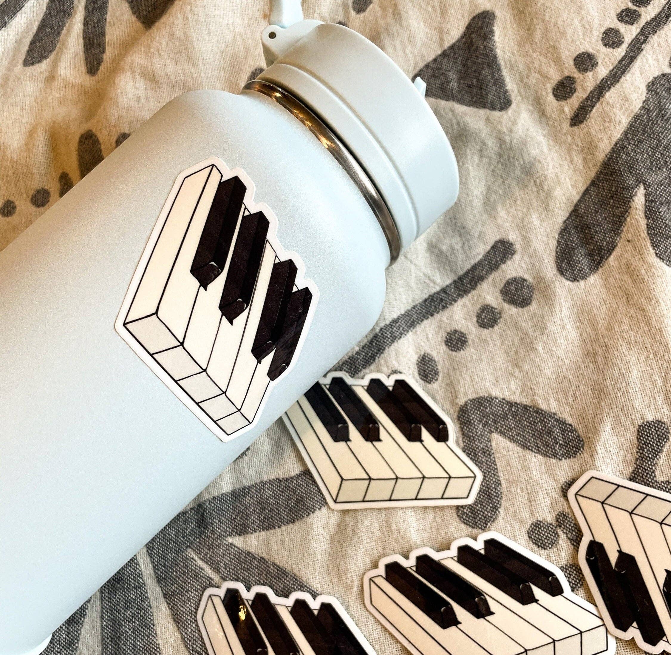 Doctor Scribble - Wholesale Sticker - Piano Keys Vinyl Sticker2