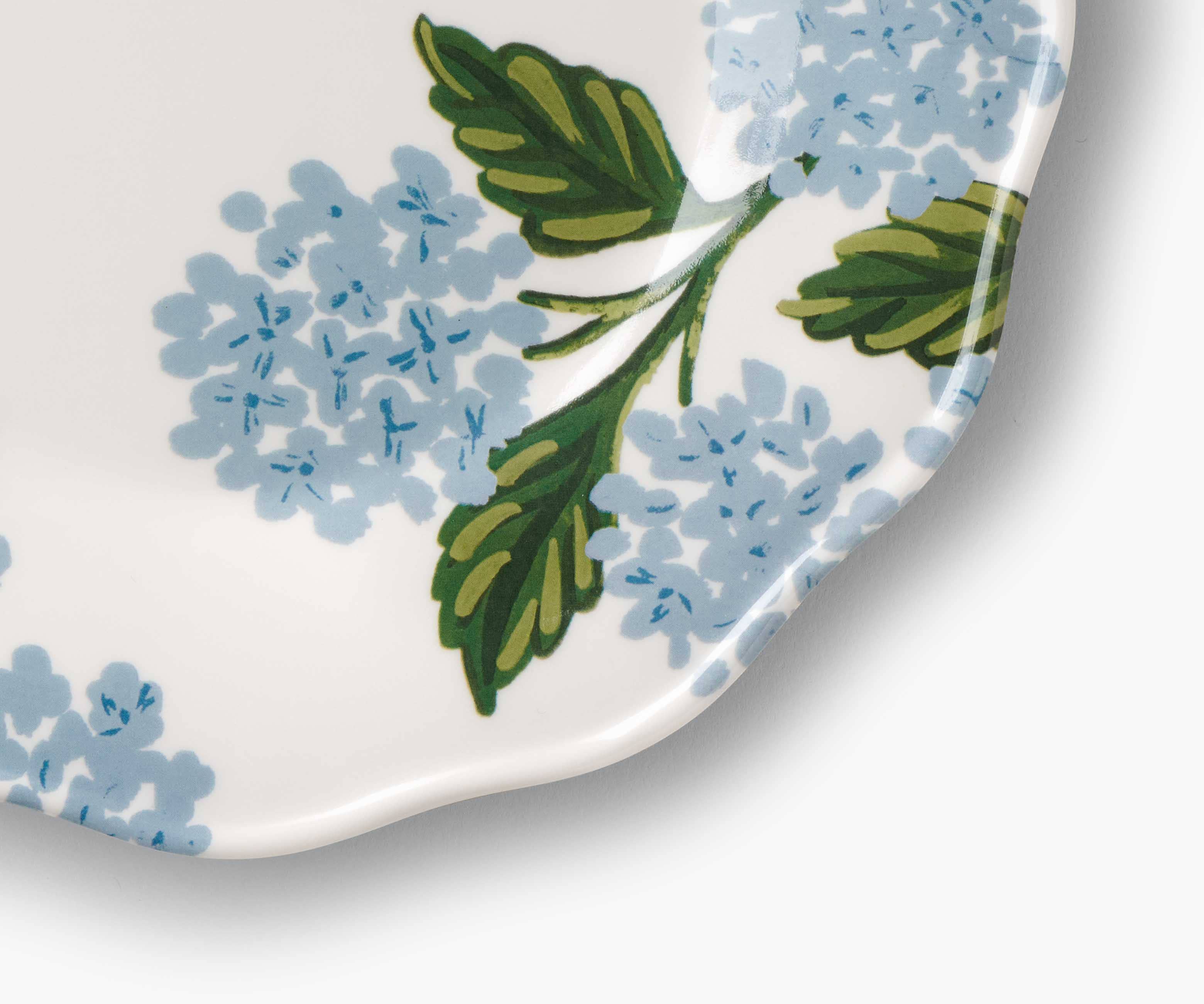 Rifle Paper Co. - Wholesale Dinner Plate - Hydrangea Melamine Dessert Plates3