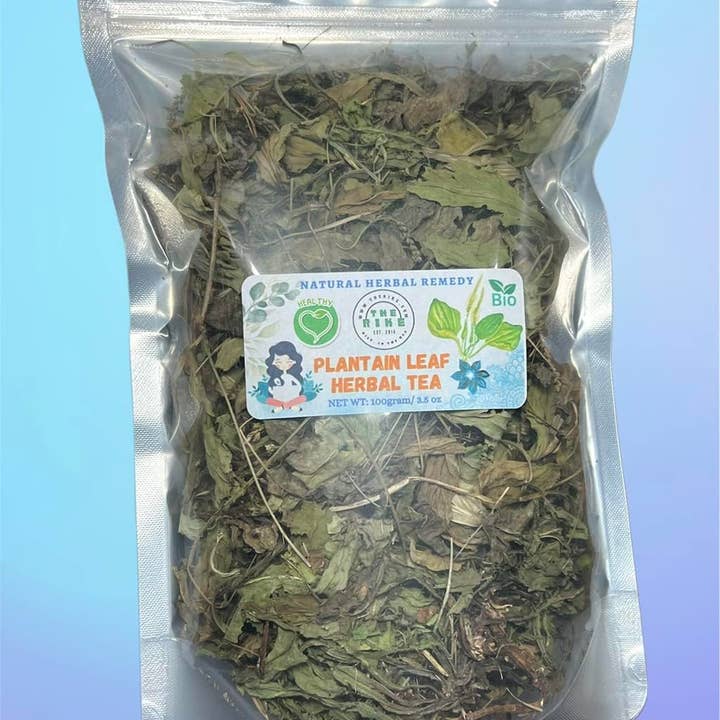 The Rike - Wholesale Loose Tea - Dried Plantain Tea, plantain leaf tea Cut & Sifted 100 Gram