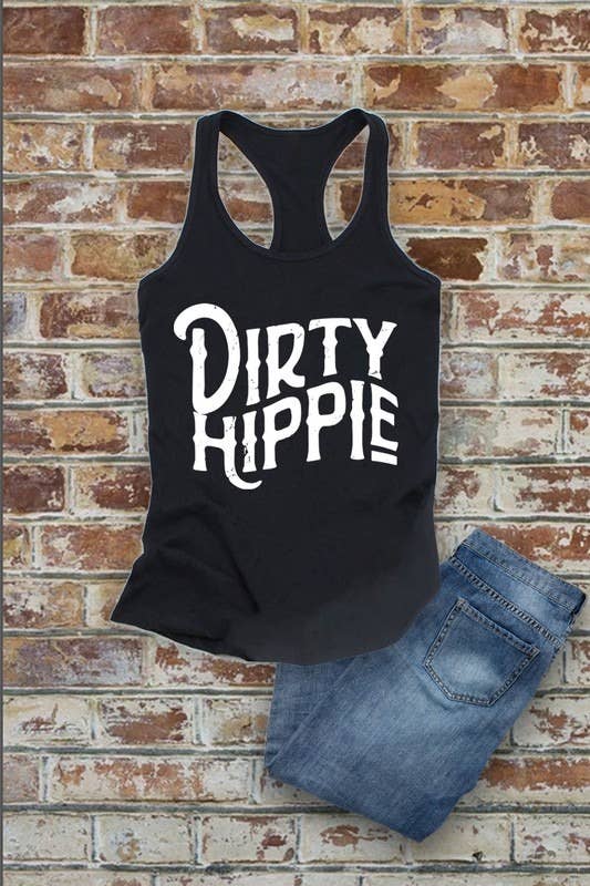 Top Avenue - Wholesale Tank Top - Women's - Dirty Hippie, Women Fit Fitted Racerback Tank Top9