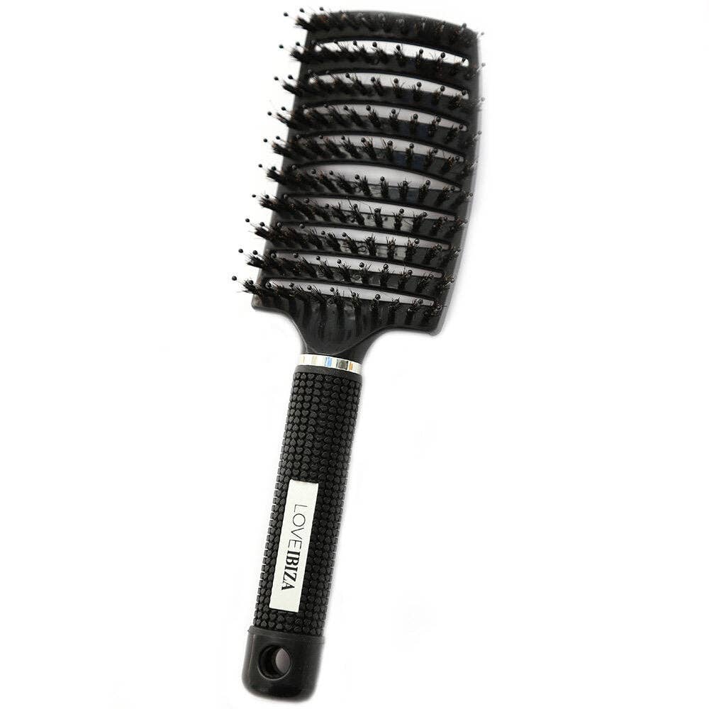 Love Ibiza – wholesale Hair brush/comb – Anti-klit haarborstel black0
