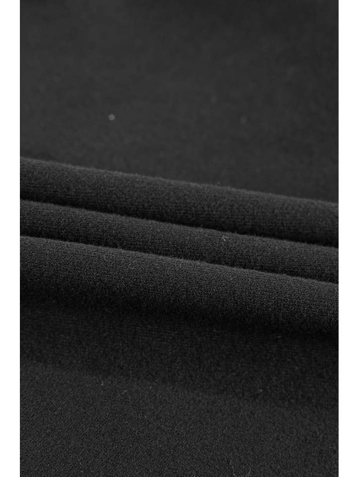 PRETTY BASH - Wholesale Sweatshirt - Women's - Solid Fleece-Lined Half-Zip Up Collar Sweatshirt23