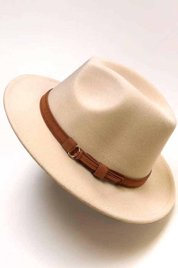 JOSSLYN by wall to wall - Wholesale Fedora - Women's - A VINTAGE CLASSIC FEDORA HAT BROWN TIE TRIM | 40HW30412