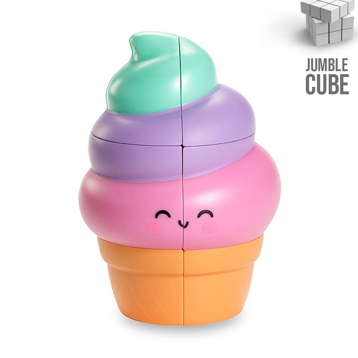 Cube-Dini - Ice Cream Cone Magic Jumble Cube for wholesale by Top Trenz Inc