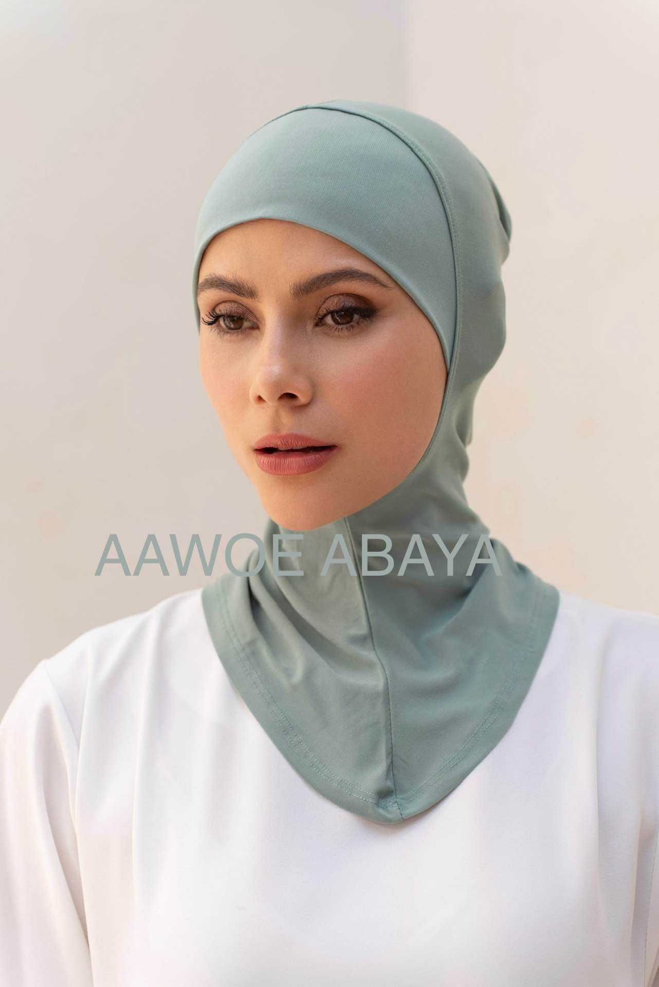 Aawoe Abaya – wholesale Hijab - Dam – Elegant hijabmössa med kaffekant - 228822
