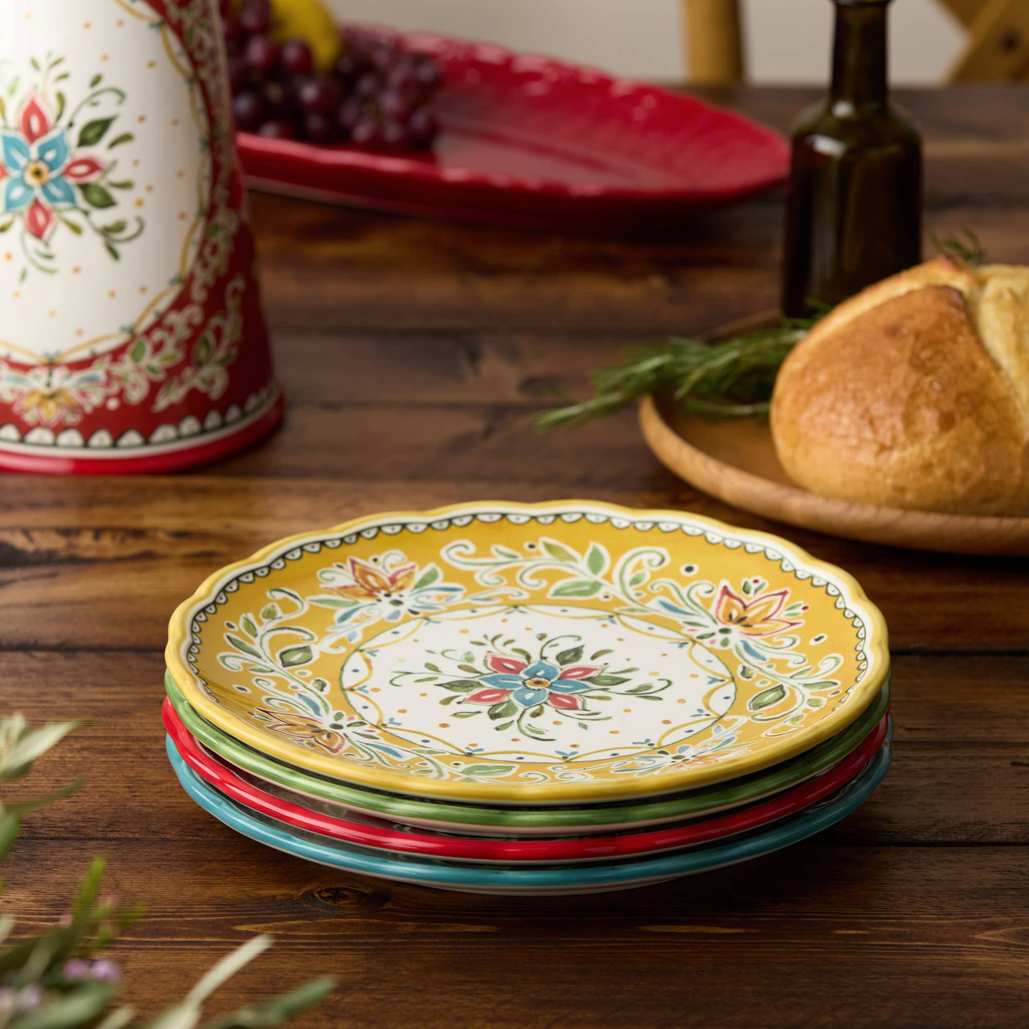 Certified International - Wholesale Dinner Plate - Provence Dinner Plate 11in 4 asst2