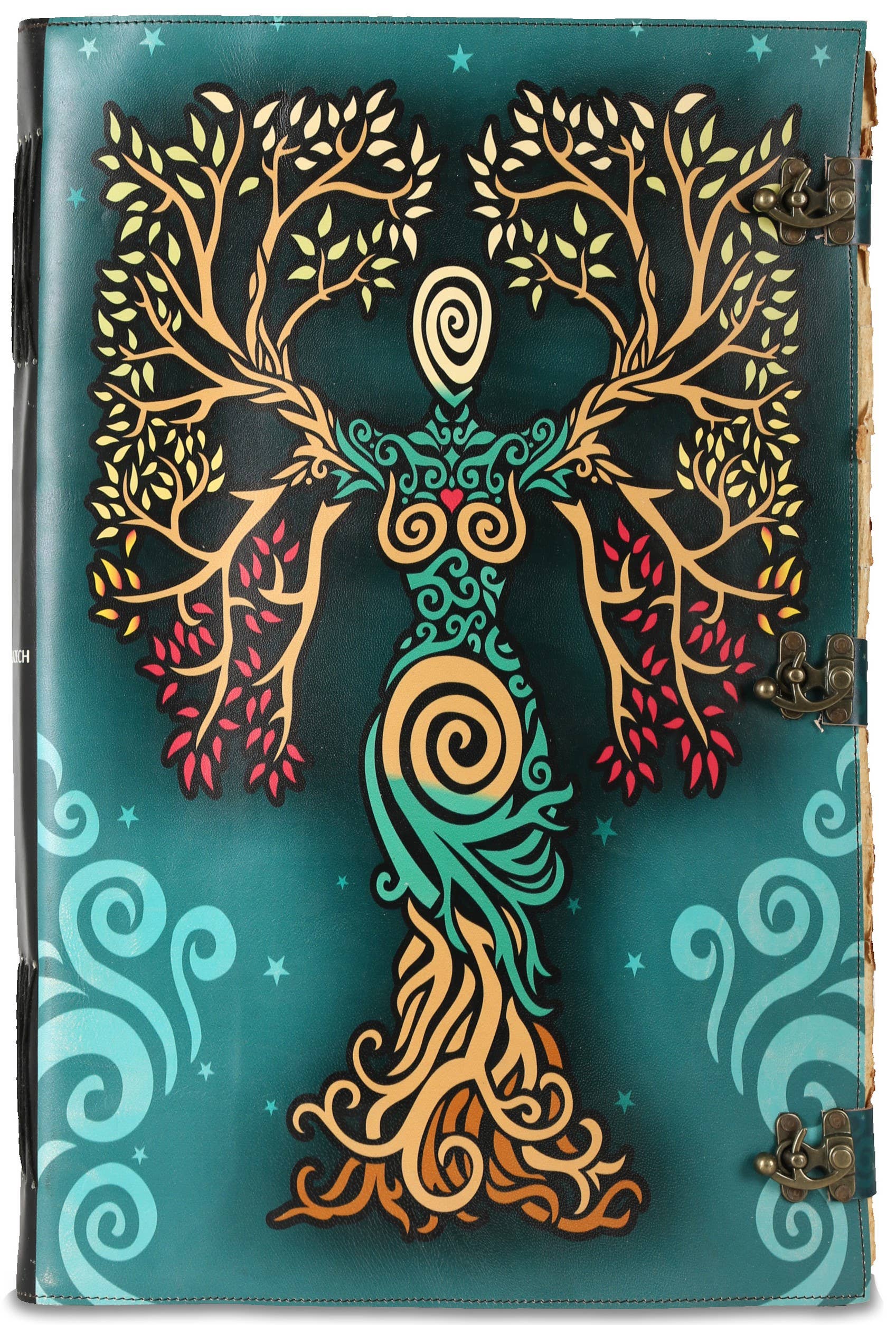 Tuzech Leather - Wholesale Journal/Diary - Book of Spell LeatherBound Huge Journal Grimoire Print Diary17