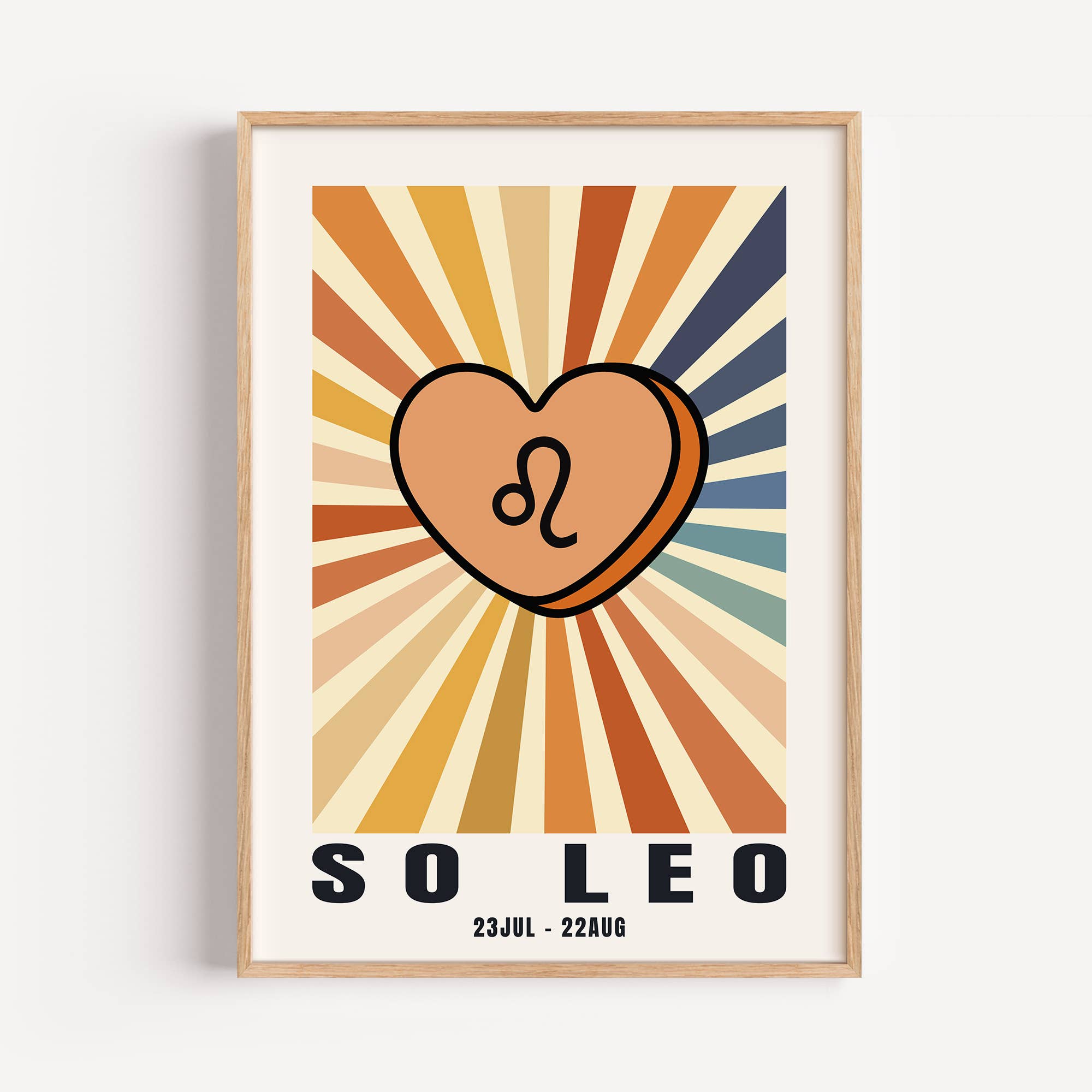 Timmy Loves - Wholesale Art Print - So Your Star Sign | Sunburst Zodiac Star Sign A3 Art Print4