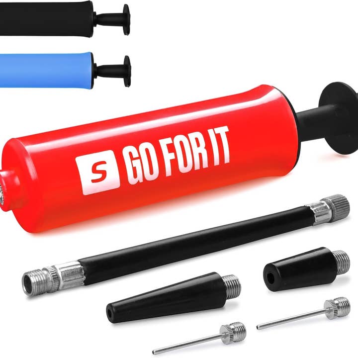 Sportbit - Wholesale Sporting Accessories - SPORTBIT Ball Pump for Sports Balls - Air Pump for Balls with 5 Needles, Basketball Pump, Soccer Ball Pump, Volleyball Pump, Football Pump