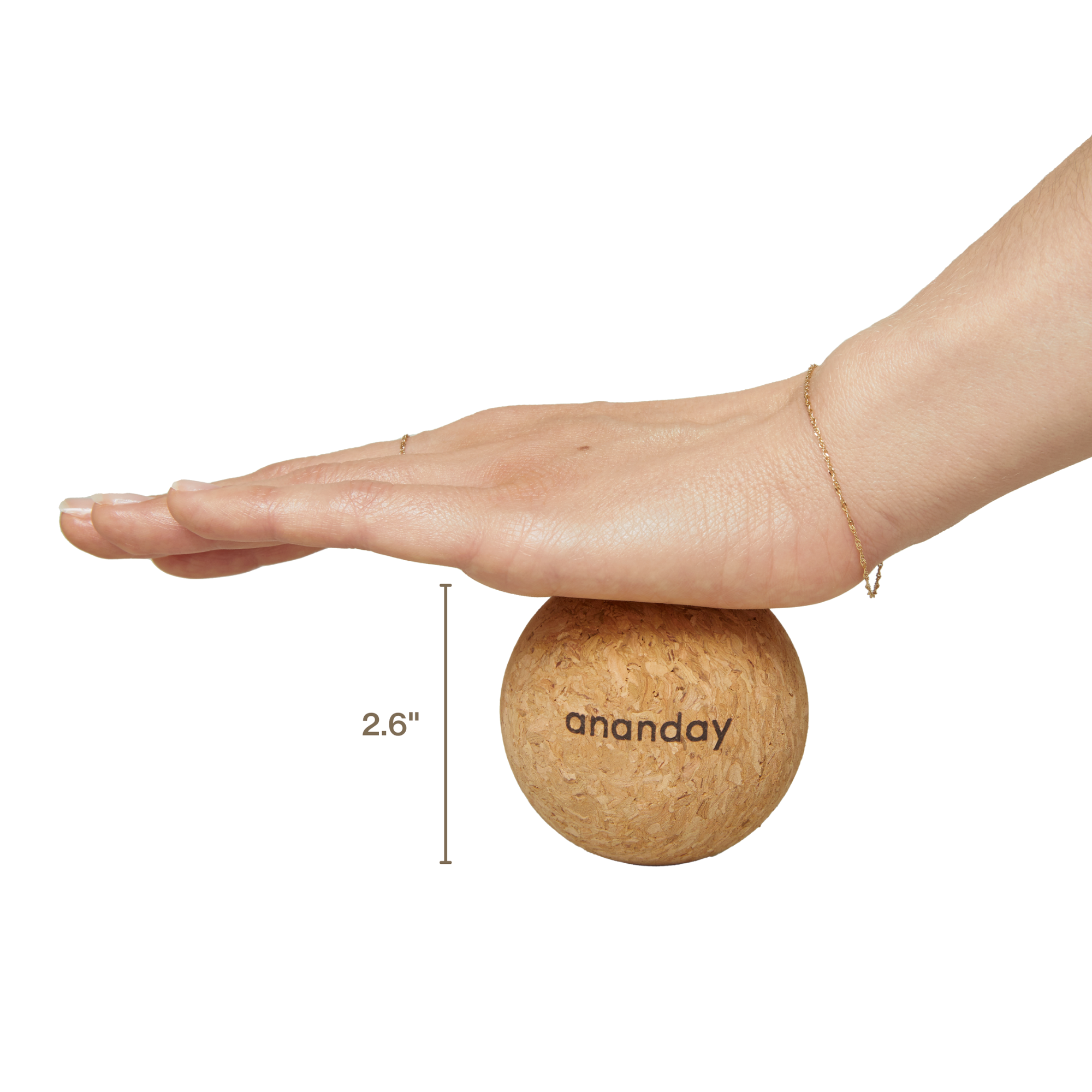 Ananday – wholesale Body massager – Package-Free Cork Massage Ball2