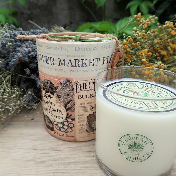 Lilac Lovely Lilac 7.5 oz Soy Candle - for wholesale by GARDENART CANDLE