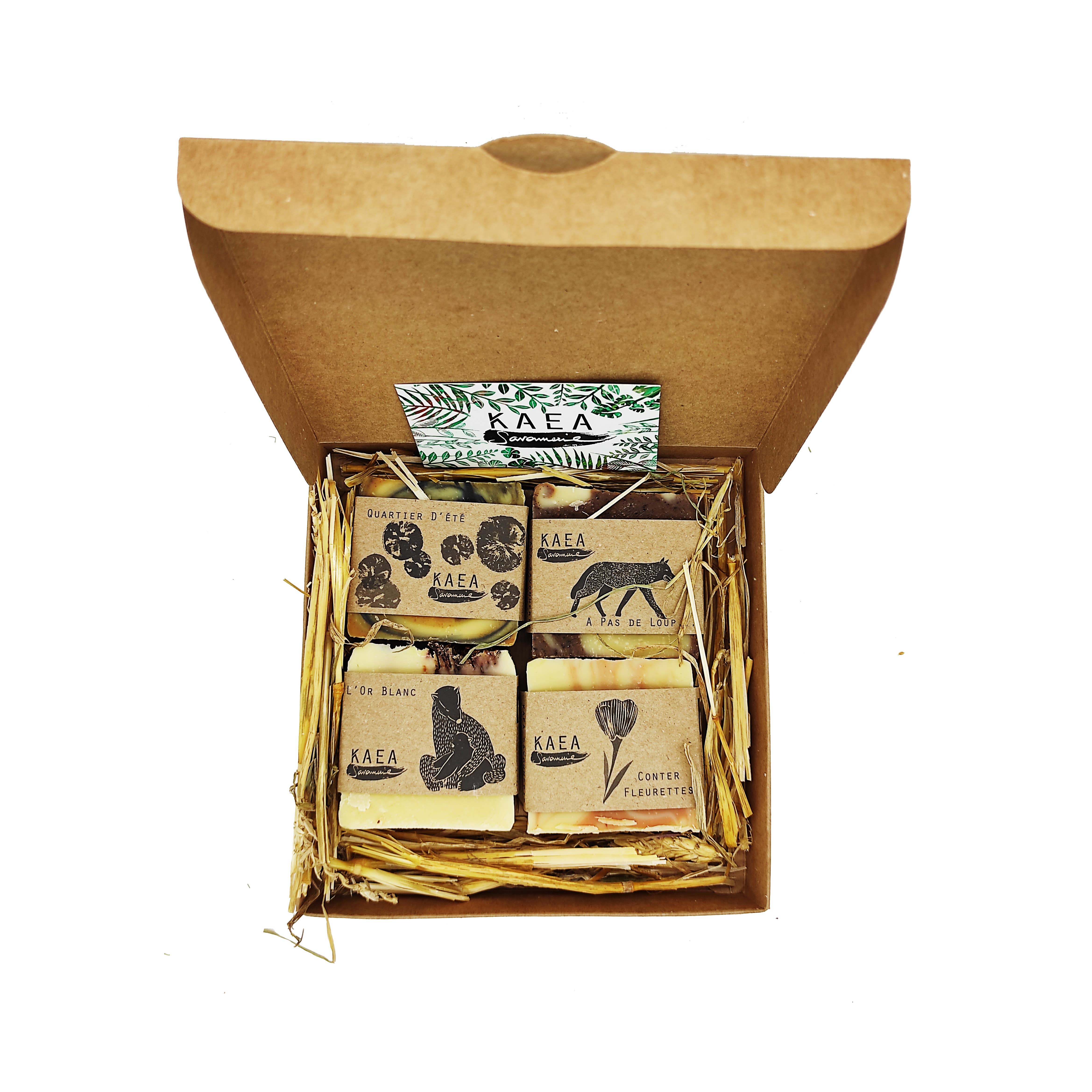 KAEA Savonnerie - Wholesale Bar Soap - Pleasure set of 4