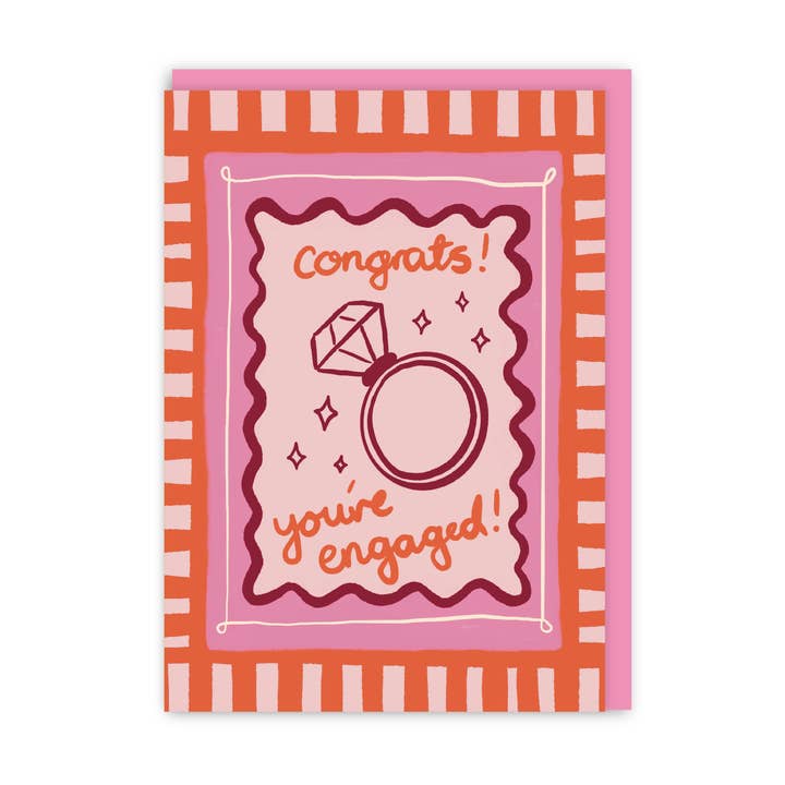 Sweet Treats Engagement Card | Premium Uncoated Paper for wholesale by In Real Life