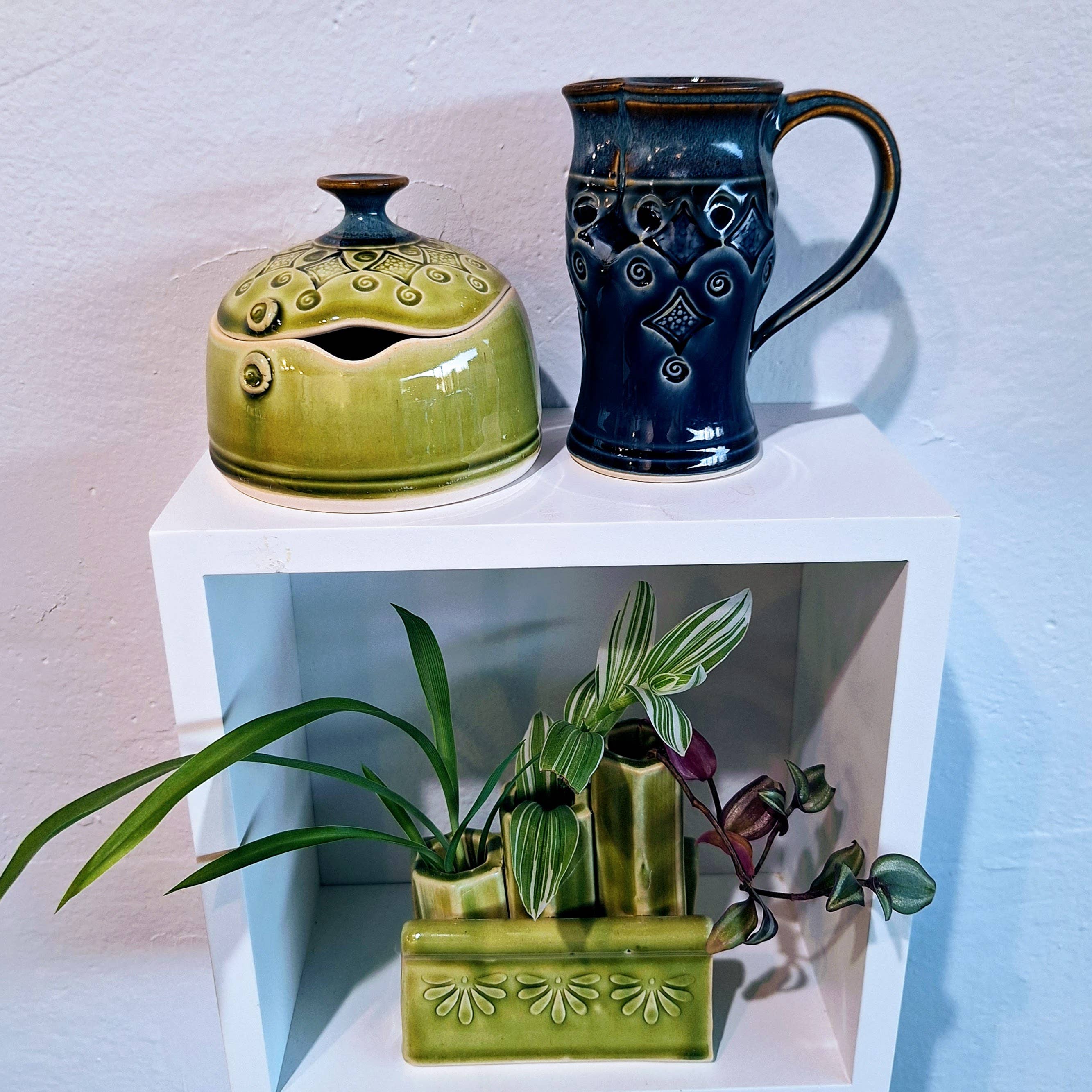 Plays in Mud Pottery - Wholesale Pitcher - Cream and Sugar Set Handmade Stoneware Made to Order9