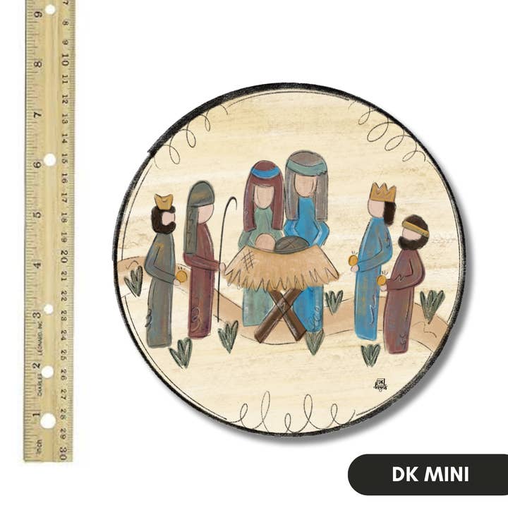 Nativity Circle Mini for wholesale by DK Designs Georgia