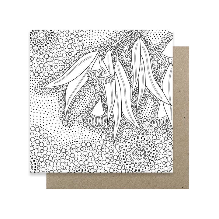 Earth Greetings - Wholesale Everyday Greeting Card - Colouring Cards Pack - First Nations Art6