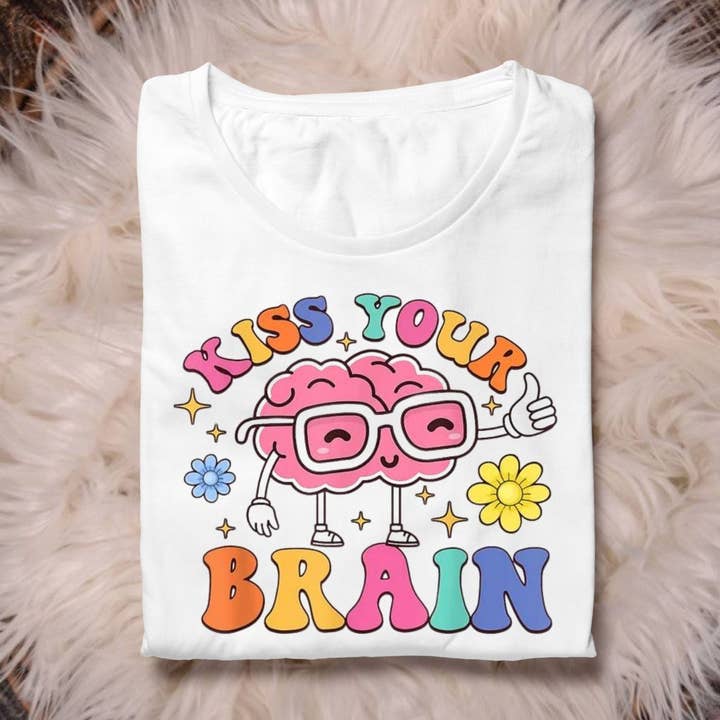 Kiss Your Brain Special Education T-shirt/tröja för wholesale av Wild Soul Boutique IA