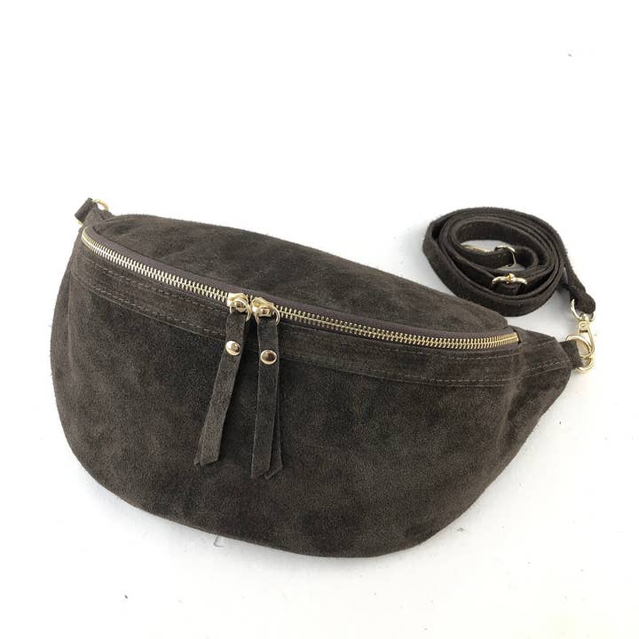 MILANO AMOUR - Wholesale Belt Bag - Women's - POUCH MOSS ECO SUEDE