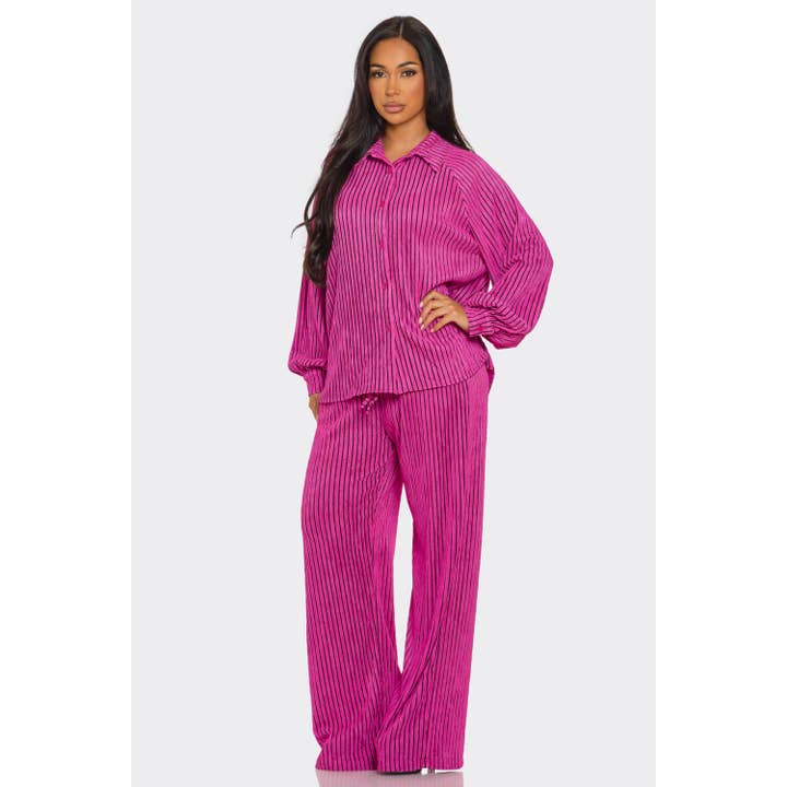 HiteJeans - Wholesale Top & pants set (NOT Loungewear) – Women's - Button Down Shirt and Pant Set