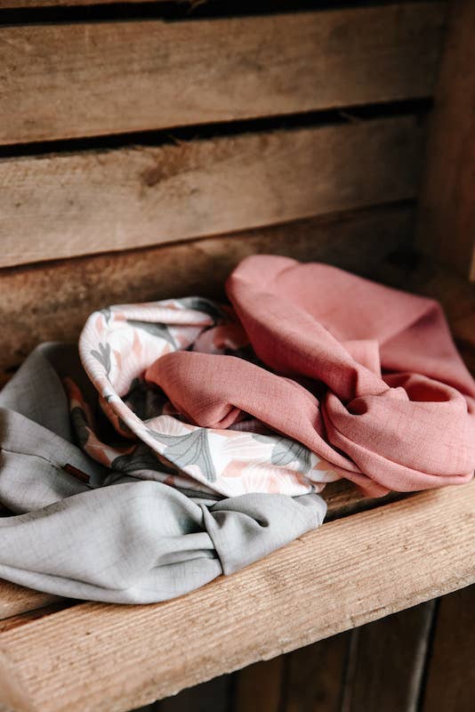 Hairjewelz by Elle - Wholesale Fashion Headband - Women's - Normal Bandeau “Linen Green”3