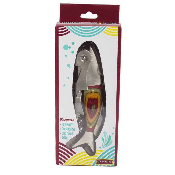 Streamline - Wholesale Bottle/wine opener - Waiter's Corkscrew Fish3