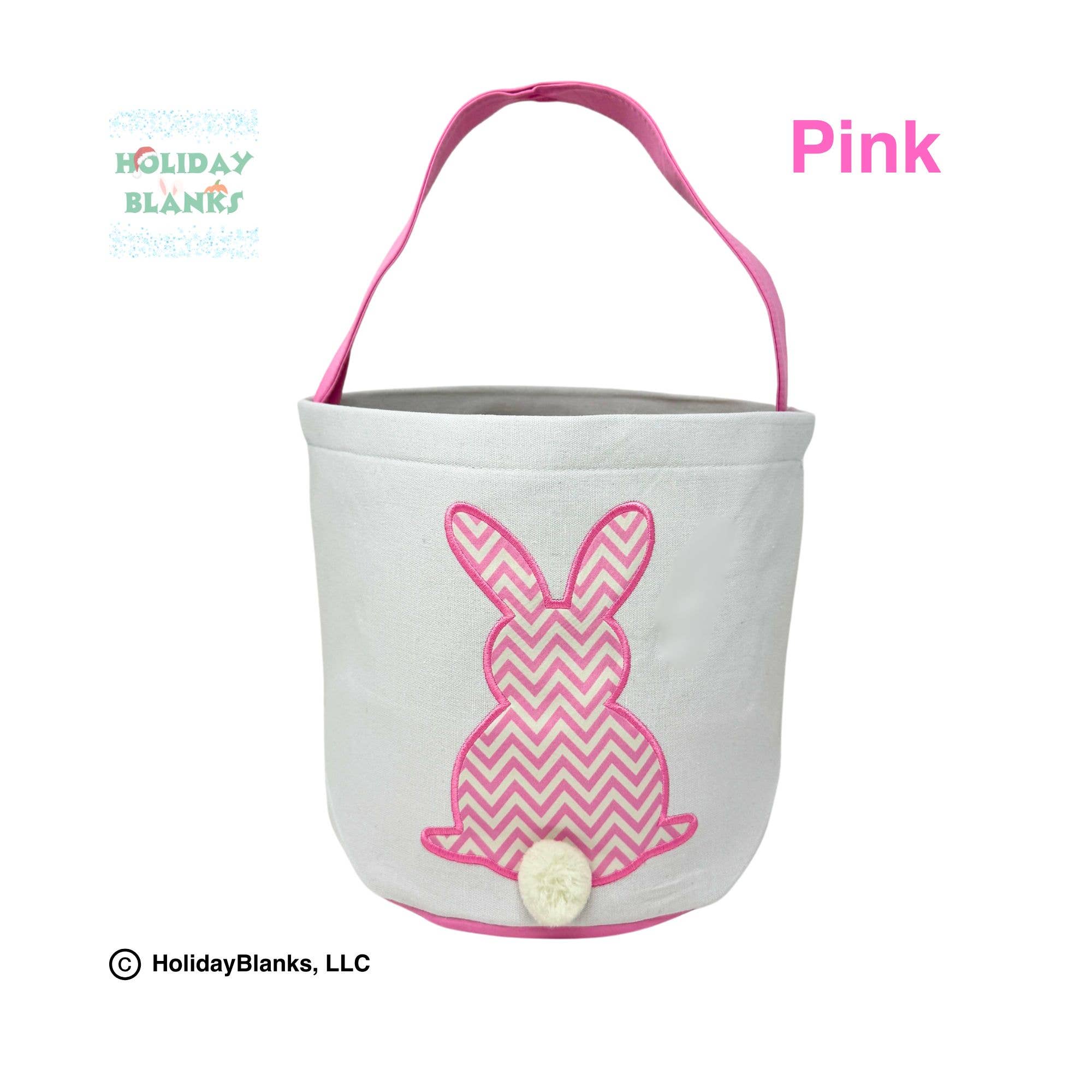 Holiday Blanks - Vente Panier – enfant et bébé - Vans de panier de Pâques Chevron Bunny9