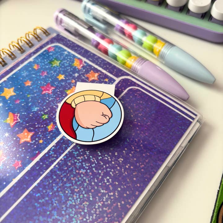 Mr Read's Fist | Magnetic Bookmark for wholesale by Kish B. Designs