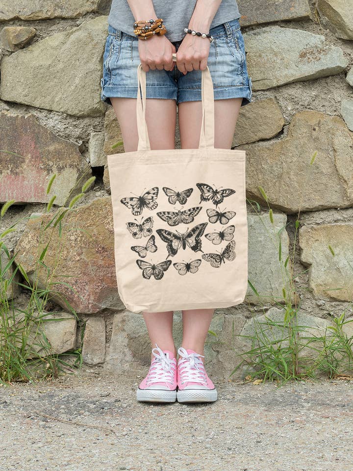 Sac en toile Butterfly pour la vente par MandaMade4u
