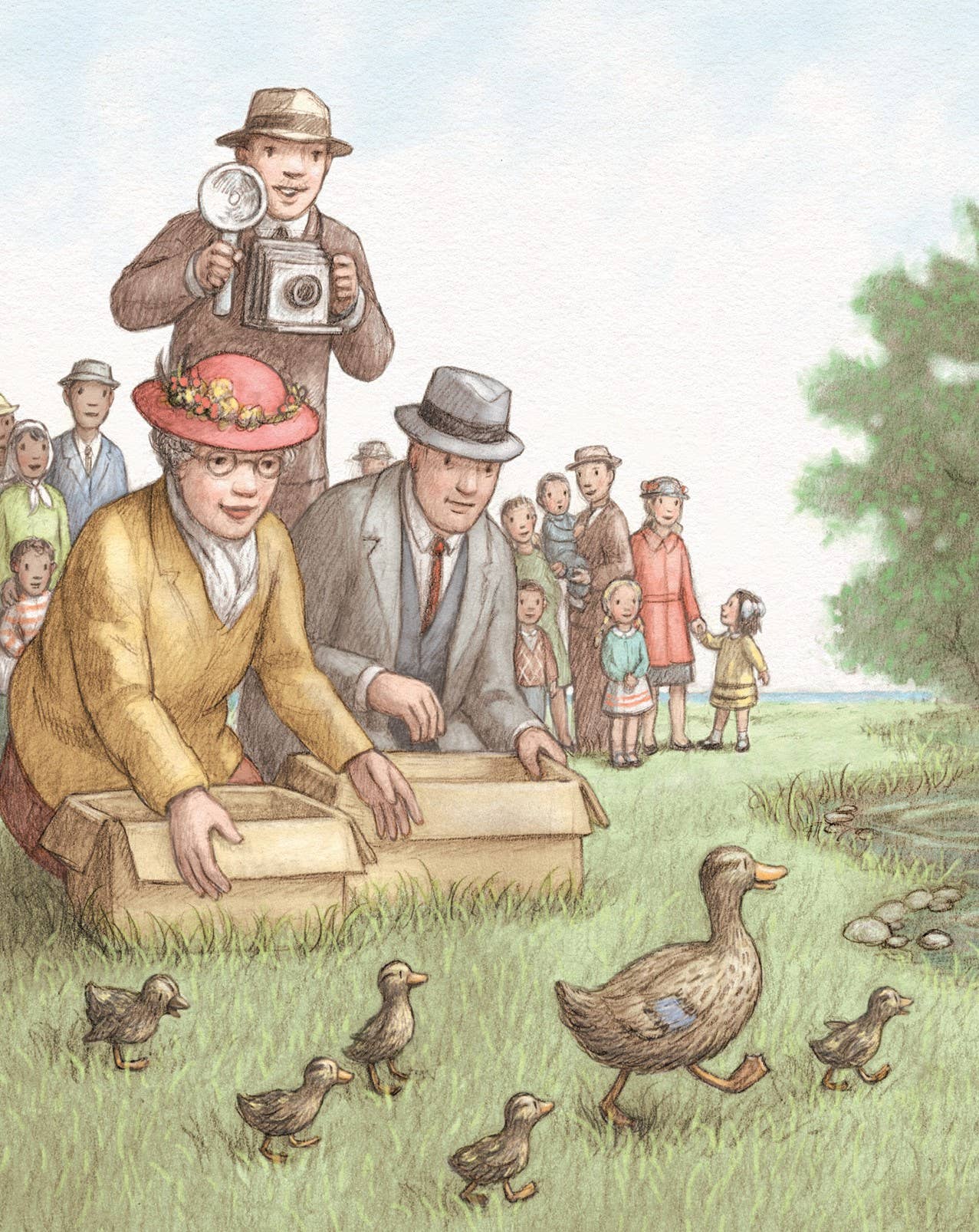 Sleeping Bear Press - Wholesale Book - Kids - Gertie, The Darling Duck of World War II Picture Book6