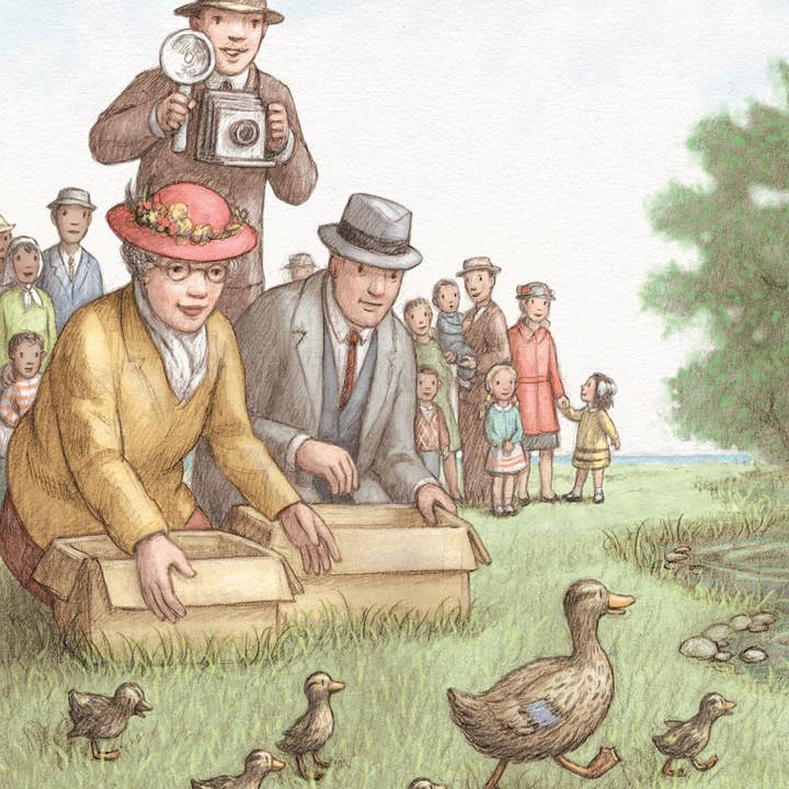 Sleeping Bear Press - Wholesale Book - Kids - Gertie, The Darling Duck of World War II Picture Book6