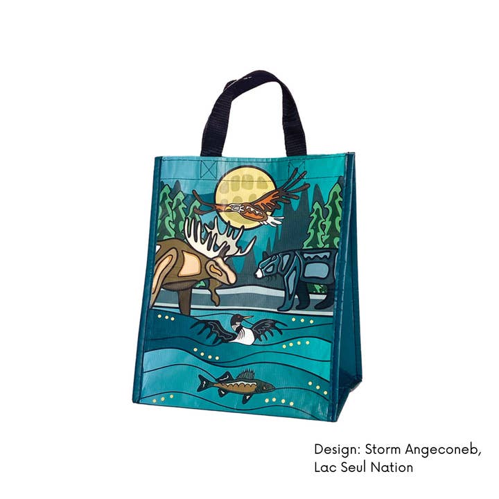 Made By Humans Designs - Wholesale Draagtas - Uniseks - Kleine ecologische draagtassen met eigentijds inheems ontwerp
