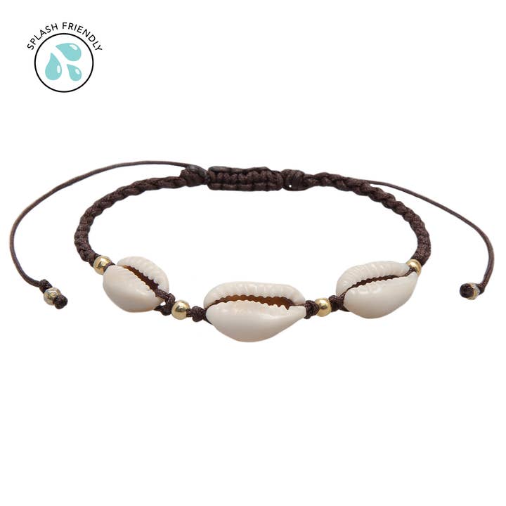 Abyss Braided Shell Bracelet for wholesale by Lotus and Luna