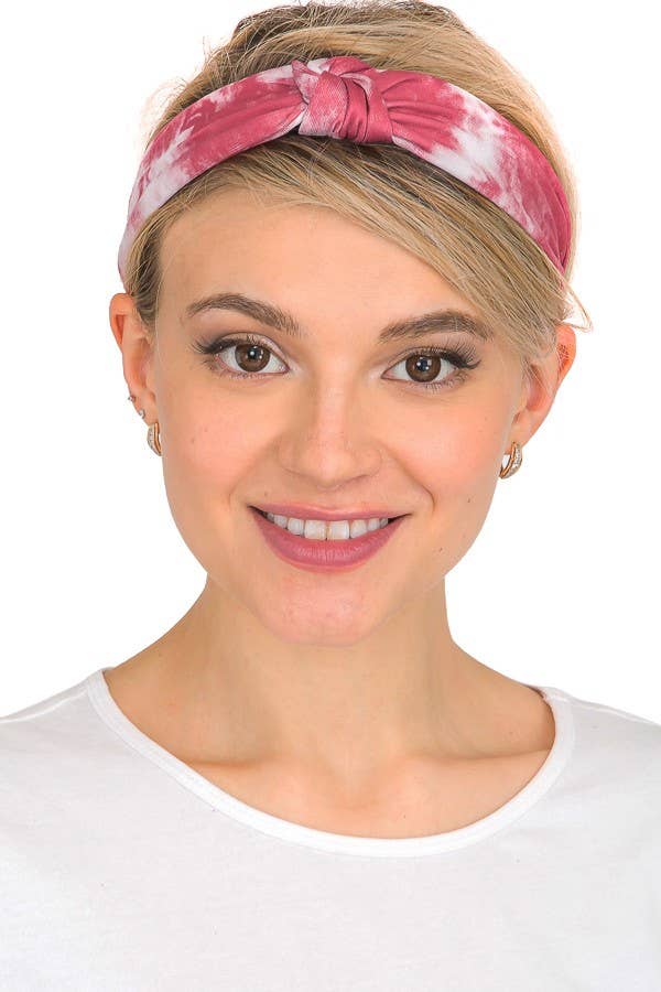 Cap Zone - Wholesale Fashion Headband - Women's - Tie dye Wash Structured Headbands1