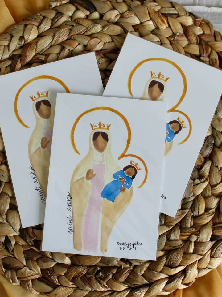 St. Anne - 5x7 Afdrukken voor wholesale door Emily S Pitre Art