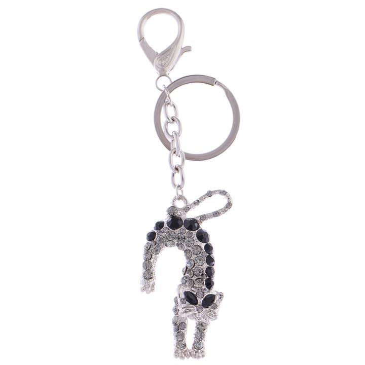 Schwarzer Jet Arch Back Cat Kitten Halloween-Schlüsselanhänger für den Großhandel von AK Brand