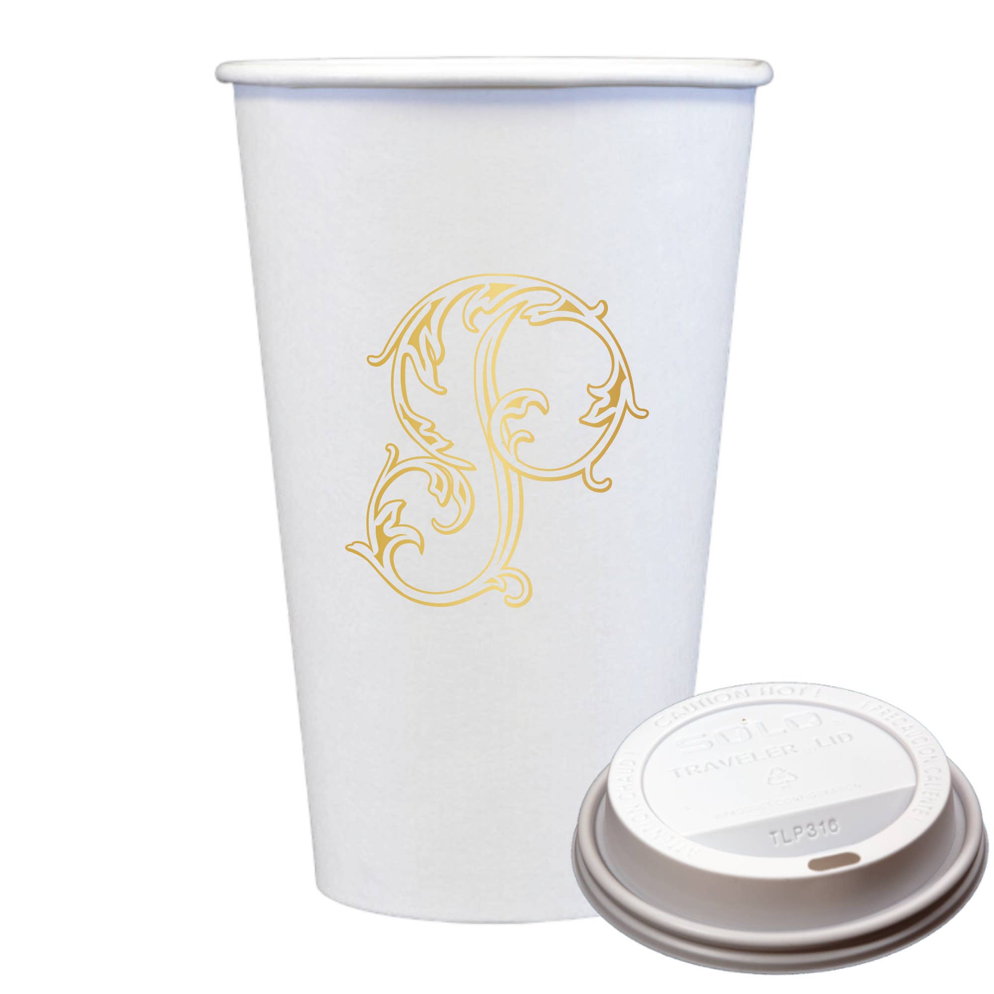 Sip Hip Hooray – wholesale Disposable cup – Initial Monogrammed Coffee Cups with Lids14