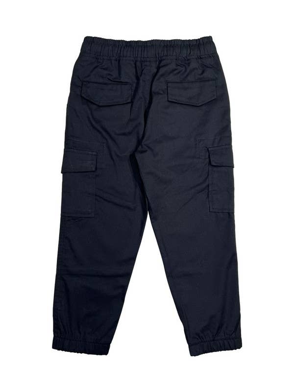 Unik – calças de treino - Crianças por atacado – Calças de Jogger de Carga para Rapaz com Fundo Elástico e Cinto de Cordão 4-1612