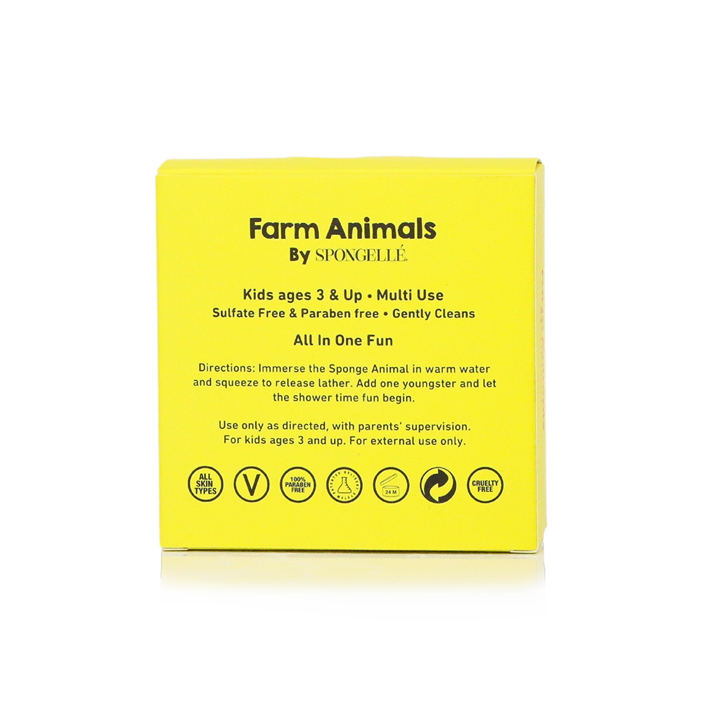 Spongellé | Valentines Day Gifts | Easter Gifts - Wholesale Sponge - Kids & Baby - Danny Duck Farm Animals Sponge  | Kids | Kids Products4