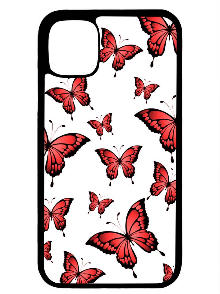 Étui pour téléphone Red Butterfly pour la vente par Tayson Trends