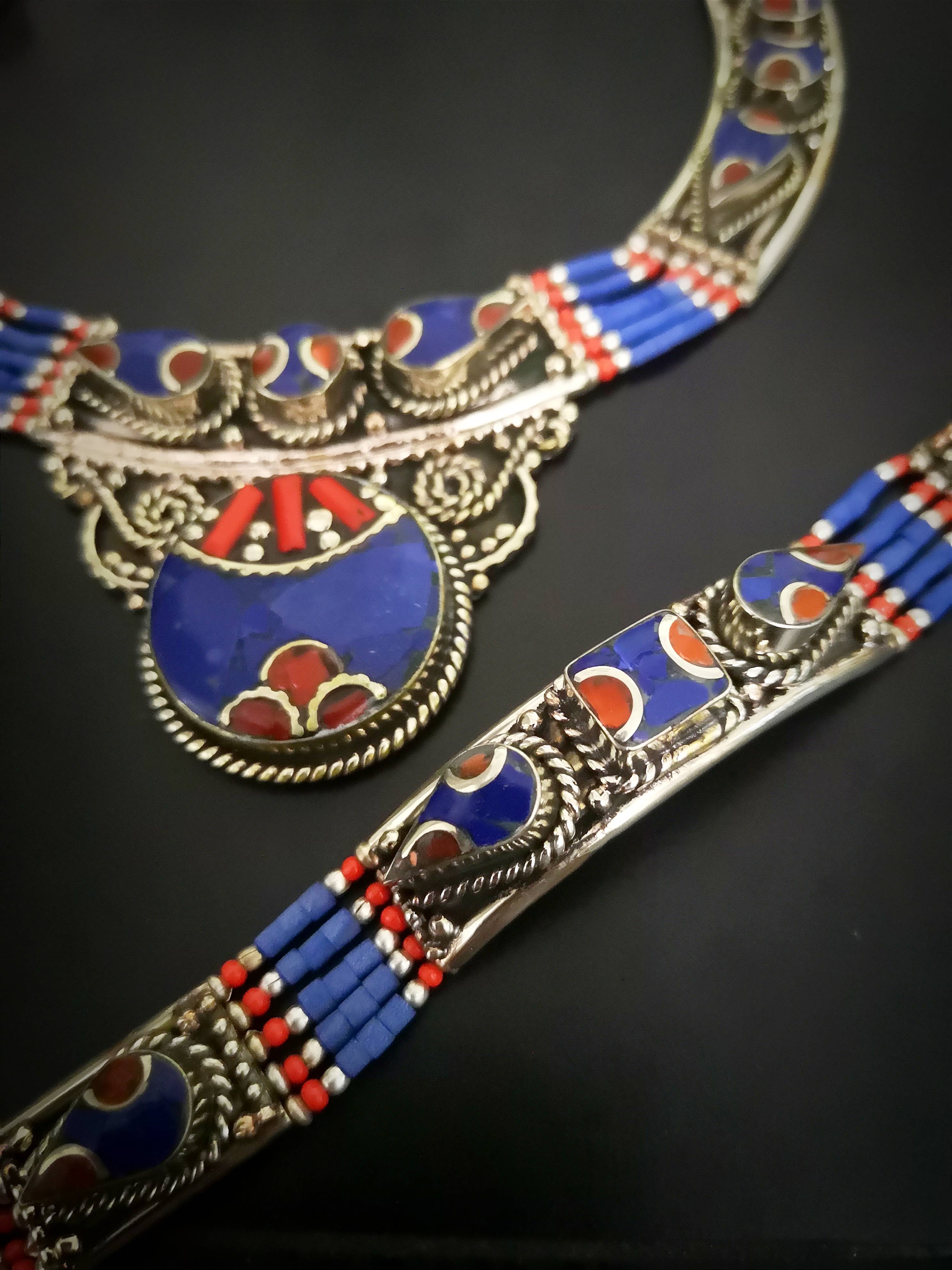 Unique Brand - Wholesale Sieradenset - Kettingen en armbanden - originele handgemaakte GOA parure4