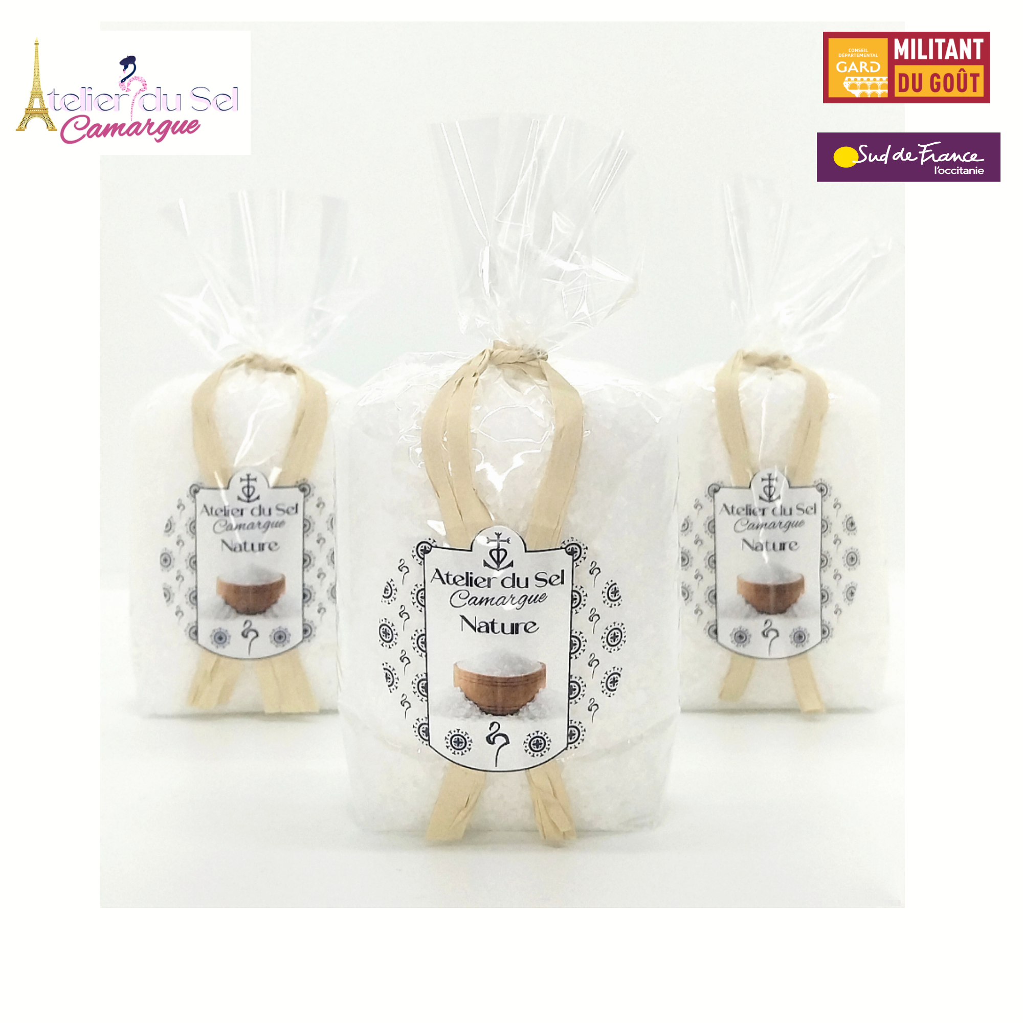 Atelier du Sel Camargue – Sal por atacado – Sal natural de Camarga - 300 g3