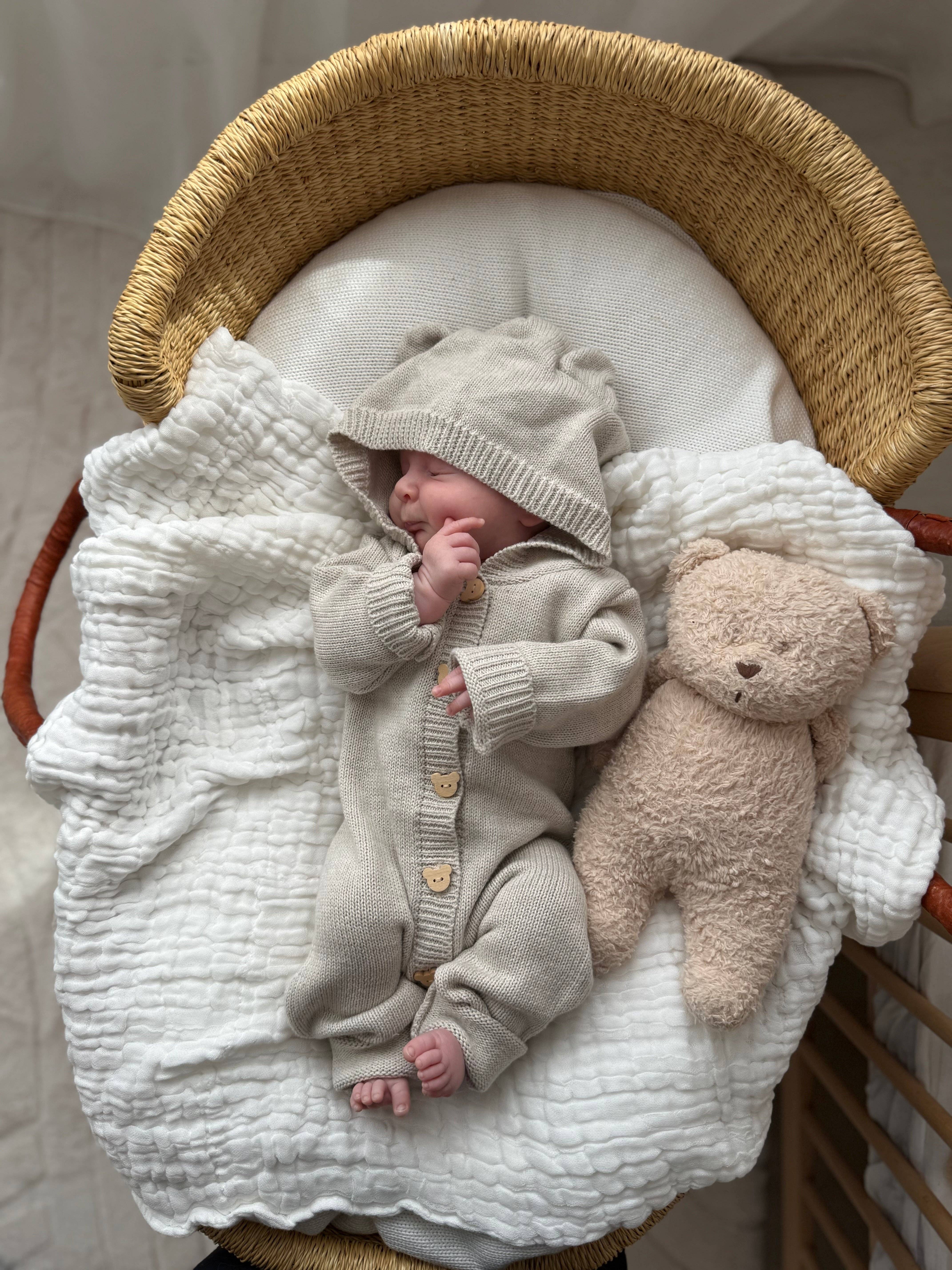 Bear Cub Jumpsuit - Natural for wholesale on Faire4