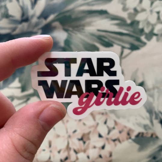 Autocollant en vinyle Star Wars Girlie pour la vente par Aviculae