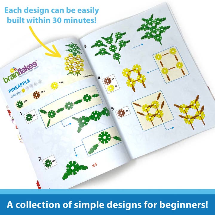 VIAHART Toy Co. - Wholesale Building Set - Kids - 15 in 1 Brain Flakes Building Instructions For Beginners3