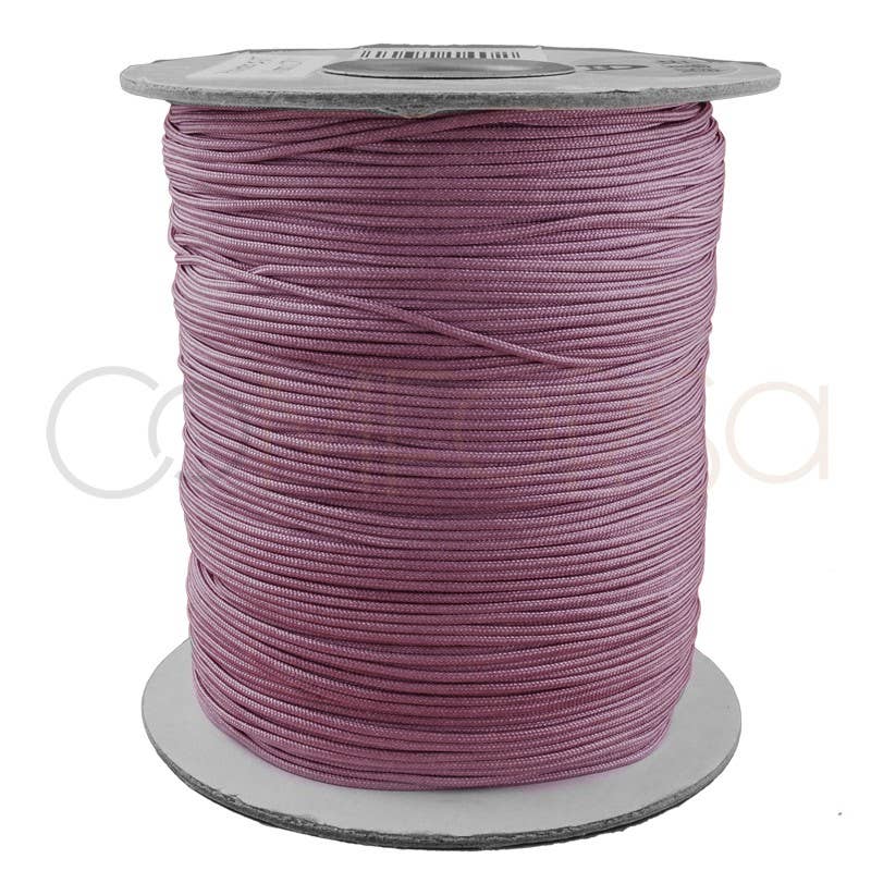 COM FORSA SL – material para artesanato por atacado – Nylon entrançado 1 mm malva0