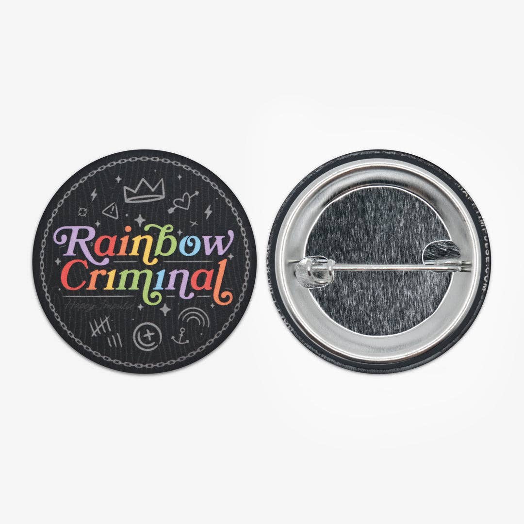 Happy Impulse - Wholesale Lapel Pin/Button - Rainbow Criminal6