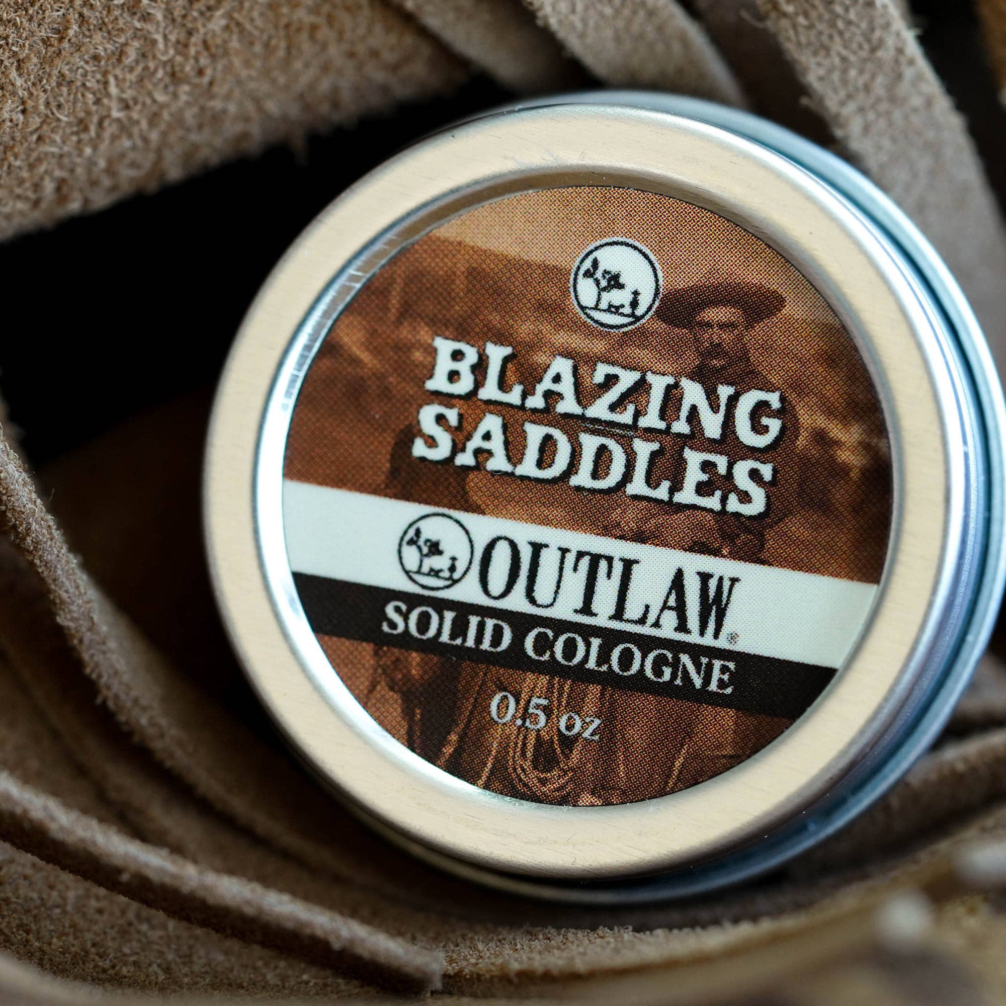 Outlaw - Wholesale Solid Cologne - Blazing Saddles Solid Cologne: The Scent of the West4
