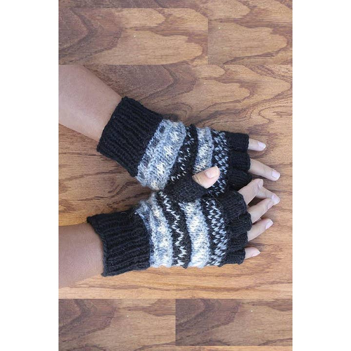 Lakhays Collection Inc. - Wholesale Arm Warmers - Women's - Winter Love Wool Unisex Arm Warmer Fingerless Gloves8