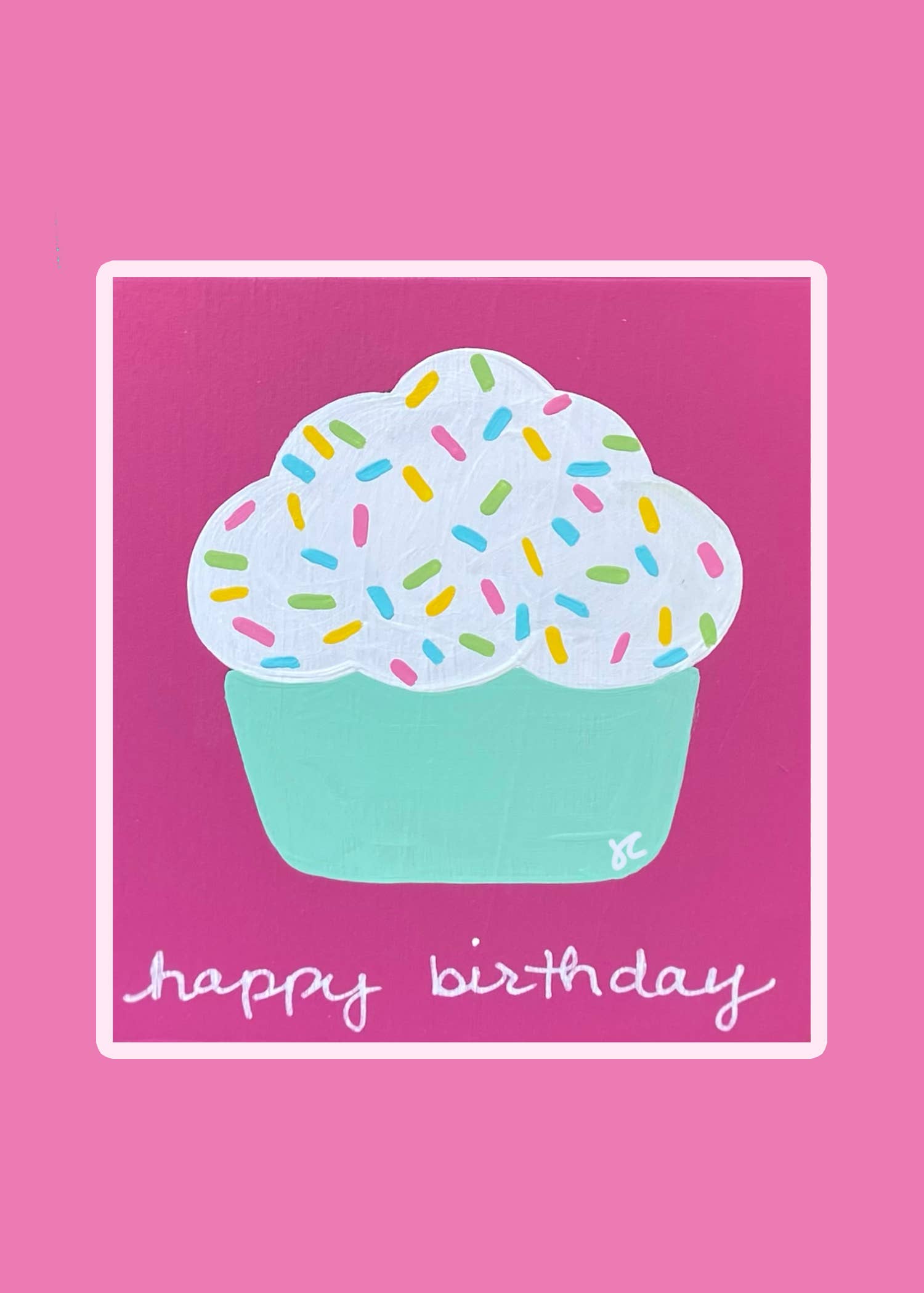 Citrus Daisy – Engroshandel Fødselsdagskort – Drys Cupcake Tillykke med fødselsdagen0